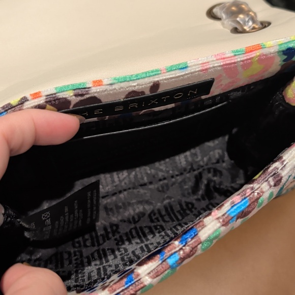 Kurt Geiger Brixton Multicolor Quilted Chain Shoulder Bag NWT and Dusty - Picture 7 of 11